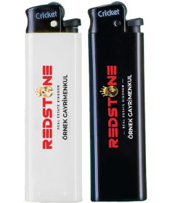 CKM-01-B Beyaz Cricket Taşlı Çakmak