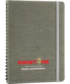 Sirkeci-G Gri Gizli Spiralli Defter